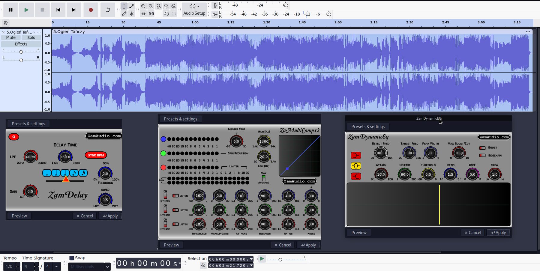 Edycja i mastering ścieżki audio w Audacity
